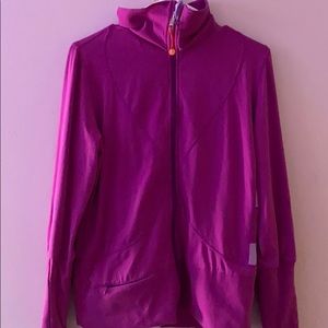 Lululemon purple reversible zip up jacket